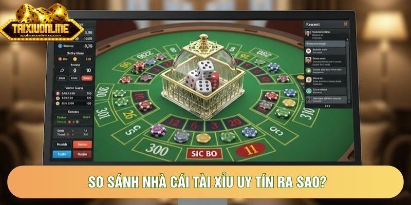 So sánh nhà cái tài xỉu uy tín ra sao?
